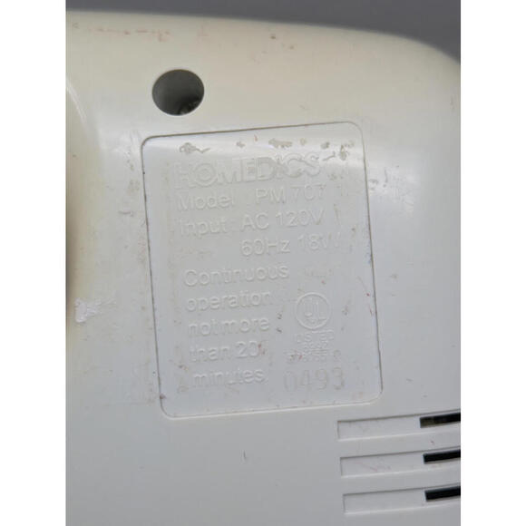 Homedics Dynamic Duo Twin Head Back Massager PM-707 Handheld-Tested Working 100% - Picture 4 of 4